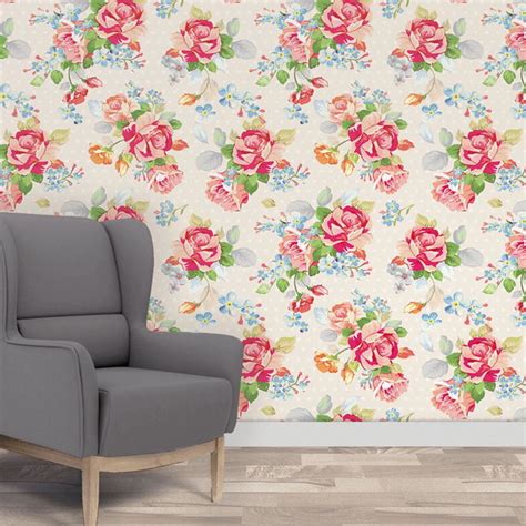 Papel De Parede Floral Mod 013 Elo7 Produtos Especiais