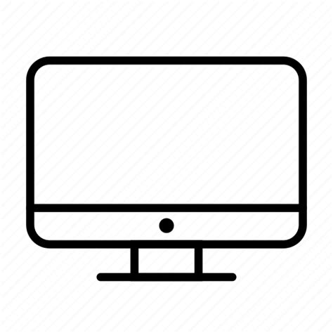 Desktop Device Lcd Led Monitor Technology Icon