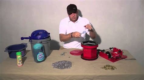 How To Clean Reloading Brass In A Rotary Tumbler With Stainless Steel Tumbling Media