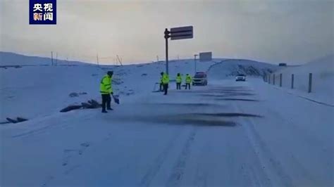 受降雪及路面结冰影响 甘肃部分高速临时管制车辆道路天气