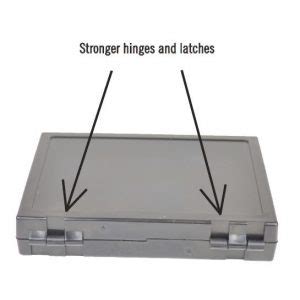 Hinged Plastic Boxes | ESD Small Plastic Boxes | Heavy Duty Hinges