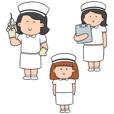 Drawing Of Nurses Talking Illustrations Royalty Free Vector Graphics