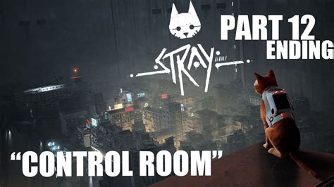 Stray Pc Walkthrough Gameplay Part 12 Ending Control Room Full Game [4k 60fps] No