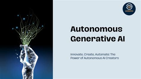 Autonomous Generative Ai Transforming Creativity And Innovation