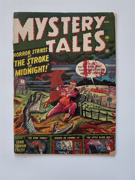 Mystery Tales 1 By Atlas Comics Mar 1952 Horror Cgc