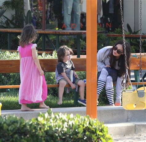 Megan Fox's Kids, Noah and Bodhi, Wear Dresses to the Playground!