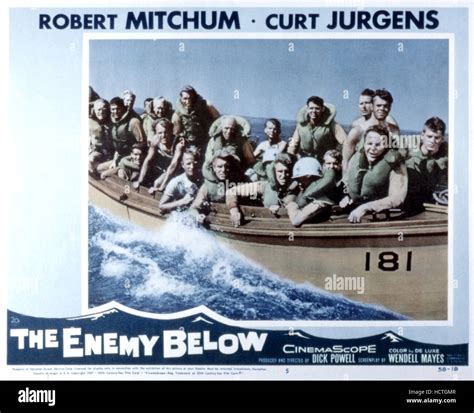 THE ENEMY BELOW, 1957. TM and Copyright © 20th Century Fox Film Corp ...