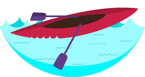 Canoe And Paddle 36645300 Vector Art At Vecteezy