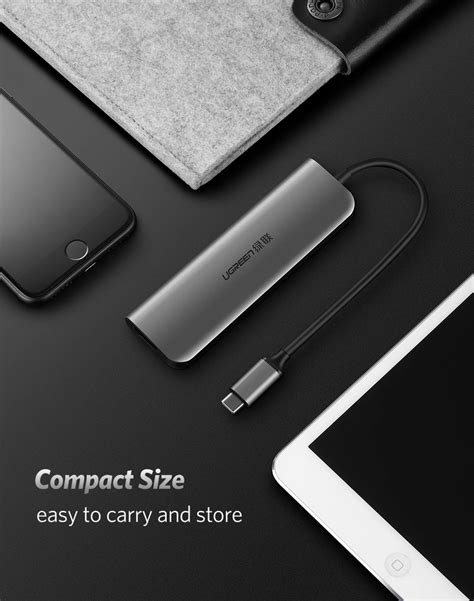 Ugreen Cm Usb C Multifunction In Hub Black Veli Store