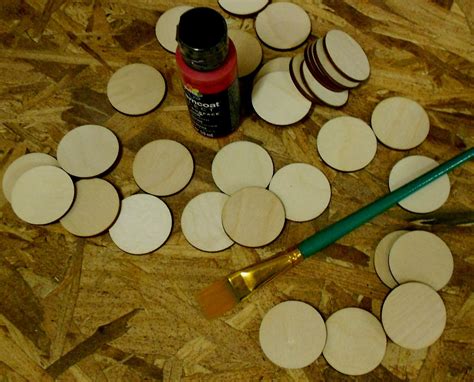 Wood Discs Laser Cut Birch Rounds For Crafting Wood Shapes