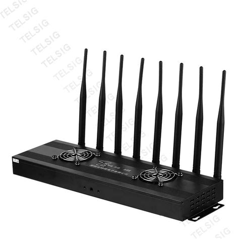 24 Hours Bluetooth Wifi Signal Jammer Blocker 8 Band With Separate Switch