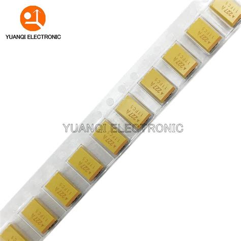 Condensador De Tantalio Tipo A B C D 10 Piezas 100UF 0 22 UF 1UF 4