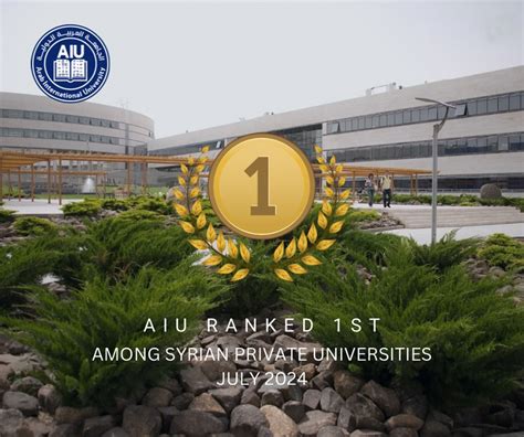 The Arab International University Ranks First Among Private