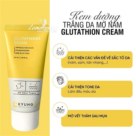 Kem nám Glutathione Cream Kyung Lab dưỡng trắng da EVA