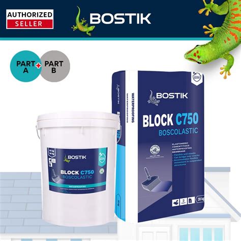 Bostik Block C750 Boscolastic Elastomeric Cementitious Waterproofing