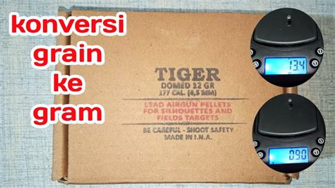 Berat Real Mimis Tiger 12 Grain Di Konversi Ke Gram YouTube