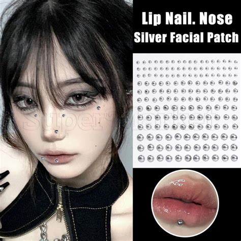 Spicy Girl Lip Stud Stickers Self Adhesive Eyebrow Stud Paster