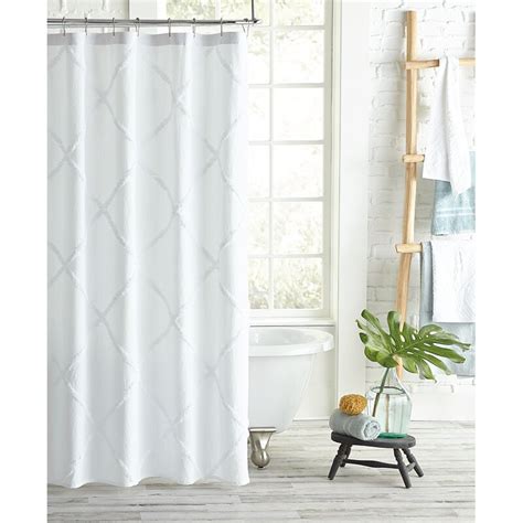 Allmodern 100 Cotton Geometric Single Shower Curtain And Reviews