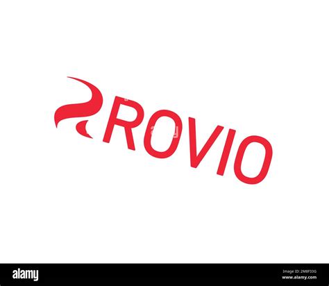 Rovio Entertainment Company Rotated Logo White Background B Stock