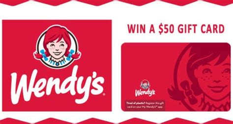 On Twitter Enter For A Chance To Win A 50 Wendys