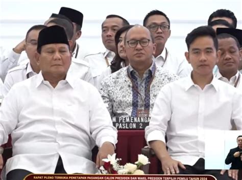 Prabowo Gibran Resmi Ditetapkan Presiden Dan Wapres Ri Terpilih 2024 2029