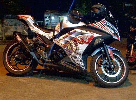 PICTURES Modifikasi Keren Kawasaki Ninja 250 300 ABS FI Sporty May