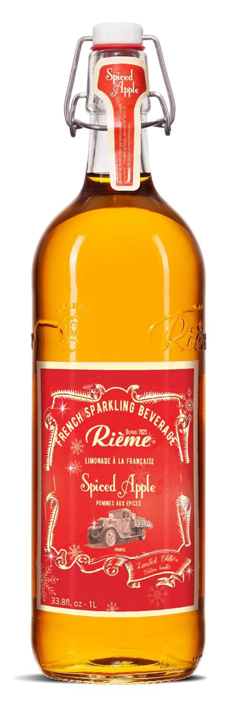 Rieme Sparkling French Limonade Spiced Apple 33 8 Fl Oz 12 Pack