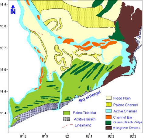 Geology And Geomorphological Features In The Godavari River Delta