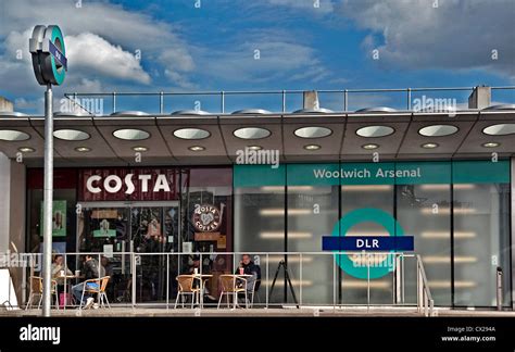 Woolwich Arsenal DLR station Stock Photo - Alamy