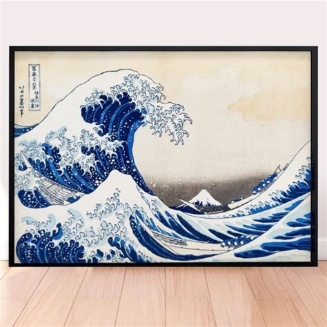 THE GREAT WAVE Off Kanagawa Painting Katsushika Hokusai Refrigerator