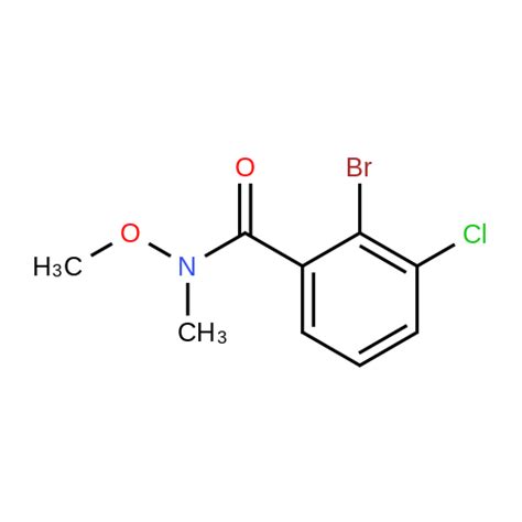 1824051 64 0 2 Bromo 3 Chloro N Methoxy N Methylbenzamide Ambeed