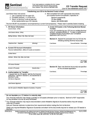 If You Need Assistance Completing This Form Please Call Sentinel