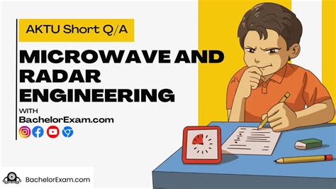 Aktu Btech Microwave And Radar Engineering KEC 074 Short Question