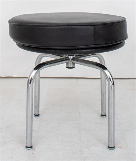 Le Corbusier For Cassina Lc8 Swivel Stool Showplace