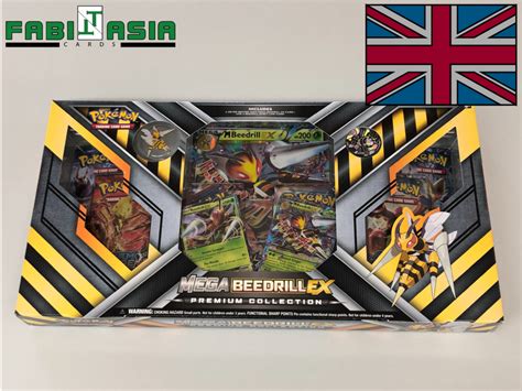 Pokémon Mega Beedrill EX Premium Collection Box English Fabitasia Cards