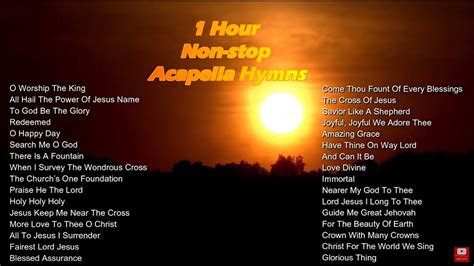 Worship Acapella Hymns - YouTube