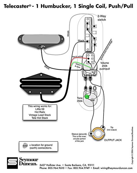 5 Way Wiring Diagram Telecaster Guitar