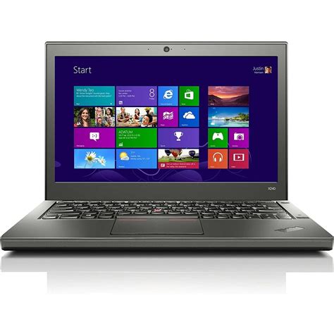 Refurbished Lenovo Thinkpad X240 Core I5 4300u 4gb 128gb 125 Inch