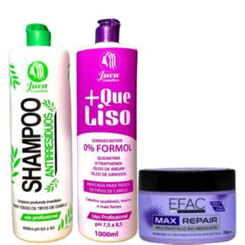 Kit Ativo Progressiva Organica Matizadora Que Liso X L Mascara Max