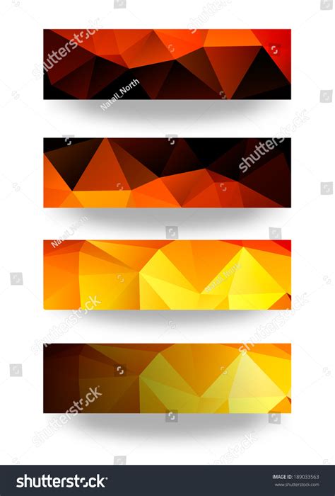 Vector Illustration Set Modern Vector Banners Stock Vector Royalty