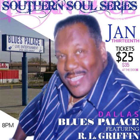 Win Tickets To The Dallas Blues Palace With Rl Griffin