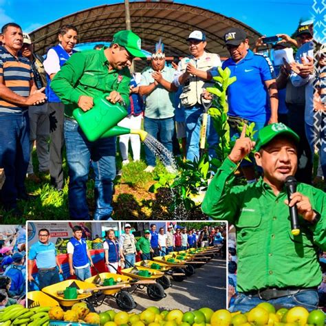 GOBERNADOR REGIONAL DE LORETO LANZA PROYECTO AGROFORESTAL EN INDIANA