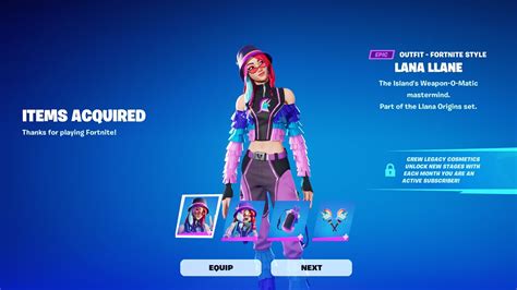 New Fortnite February 2024 Crew Pack Lana Llane And Legacy Style