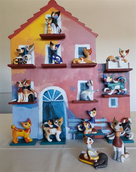 Rosina Wachtmeister Goebel Figurine S Cat House Catawiki