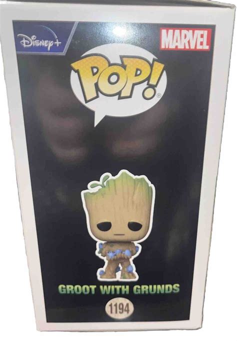 Funko Pop Vinyl Marvel I Am Groot Groot With Grunds 1194 New