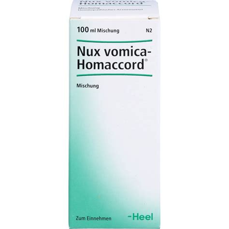NUX VOMICA HOMACCORD Tropfen 100 ml - Homeopatie - Medicina clasica - EUMED