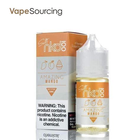 Nkd Salt Mango Amazing Mango E Juice Ml Vapesourcing