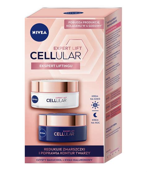 Nivea Cellular Expert Lift Zestaw Kosmetyk W Krem Liftinguj Cy Na Dzie