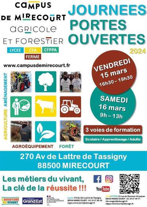 Portes Ouvertes Du Campus De Mirecourt Agricole Et Forestier Mirecourt