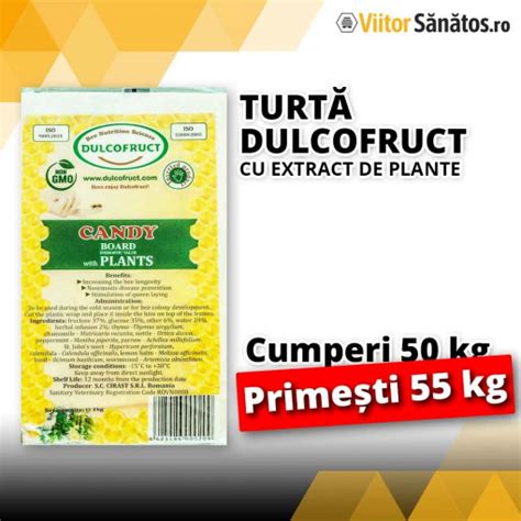 Turta Dulcofruct Cu Extract De Plante 50 Kg 5 Kg